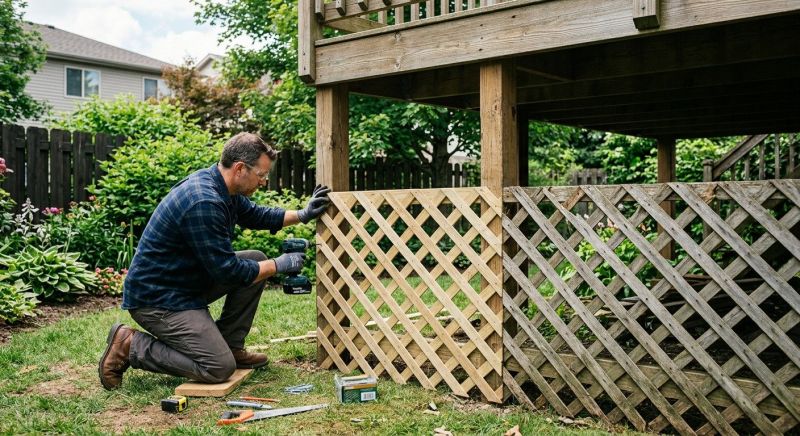 Deck Lattice Repair in Redmond, WA